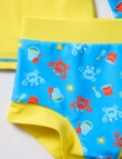 Teeny Weeny Swim Rash Top & Nappy Set, 2-Piece product photo View 04 S