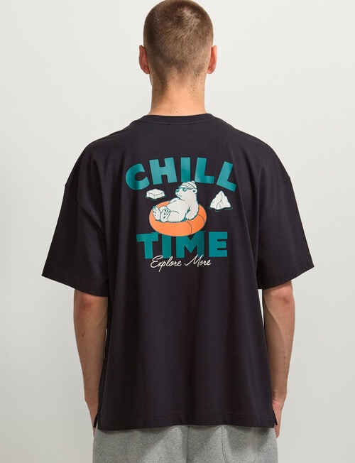 AIR SPACE Chill Time Tee, Black product photo View 03 L