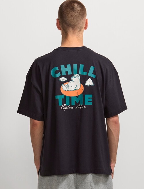 AIR SPACE Chill Time Tee, Black product photo View 03 L