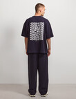 AIR SPACE Never Alone Tee, Navy product photo
