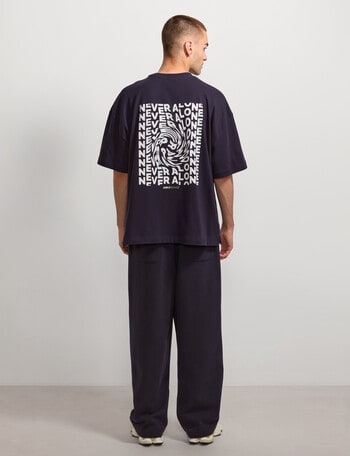 AIR SPACE Never Alone Tee, Navy product photo
