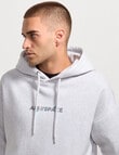 AIR SPACE Back Story Oversize Hoodie, Grey product photo View 04 S
