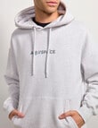 AIR SPACE Back Story Oversize Hoodie, Grey product photo View 05 S