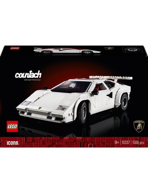 Lego Icons Lamborghini Countach 5000 Quattrovalvole, 10337 product photo View 03 L