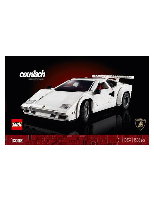 Lego Icons Lamborghini Countach 5000 Quattrovalvole, 10337 product photo View 13 L