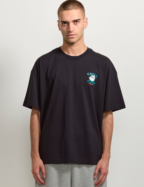 AIR SPACE Chill Time Tee, Black product photo View 02 L