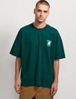AIR SPACE Chill Time Tee, Emerald Green product photo View 02 S