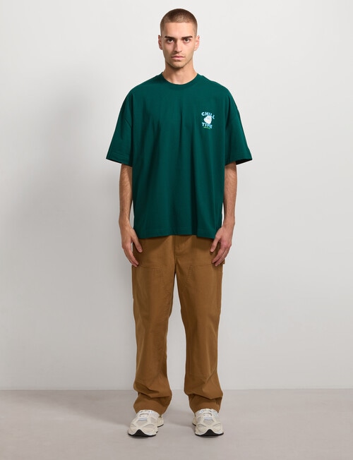 AIR SPACE Chill Time Tee, Emerald Green product photo View 06 L