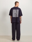 AIR SPACE Never Alone Tee, Navy product photo