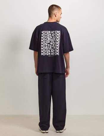 AIR SPACE Never Alone Tee, Navy product photo
