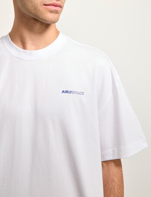 AIR SPACE Never Alone Tee, White product photo View 09 L