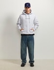 AIR SPACE Back Story Oversize Hoodie, Grey product photo View 03 S