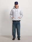 AIR SPACE Back Story Oversize Hoodie, Grey product photo View 03 S