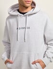 AIR SPACE Back Story Oversize Hoodie, Grey product photo View 05 S