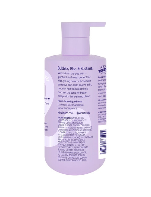 Kinzie Kids Calming Sleep 3in1 Shampoo Conditioner & Body Wash product photo View 29 L