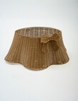 Christmas Shop Bow & Waves Tree Skirt product photo