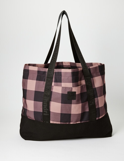 Swanndri Picnic Beach Bag, Pink Salt & Black product photo