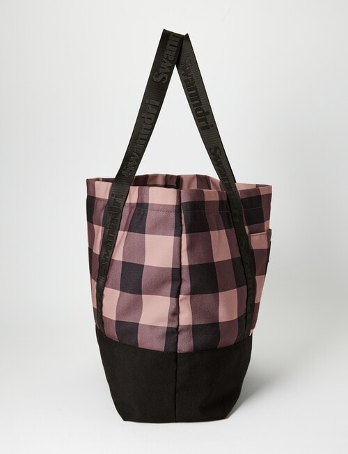 Swanndri Picnic Beach Bag, Pink Salt & Black product photo View 04 L