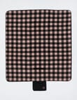 Swanndri Picnic Blanket, Pink Salt & Black product photo View 07 S
