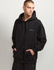 AIR SPACE Never Alone Oversize Hoodie, Black product photo View 02 S