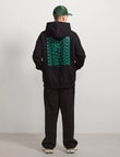AIR SPACE Never Alone Oversize Hoodie, Black product photo
