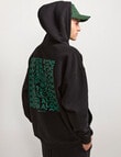 AIR SPACE Never Alone Oversize Hoodie, Black product photo View 03 S