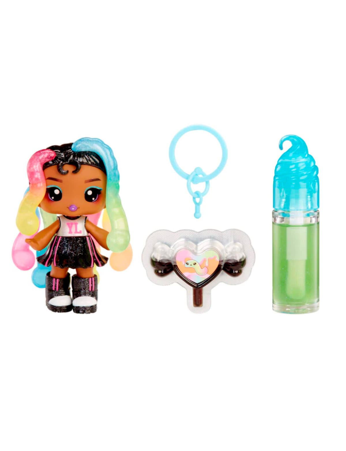 Yummiland x Licensed Sweets Lip Gloss Doll: Ring Pop - Ruthie Pop - Comprend 1 Poupée, Lip Gloss DIY + Porte-Clés Amovible, Jeu Cosmétique Yummiland x Licensed Sweets Lip Gloss Doll: Ring Pop - Ruthie Pop - Comprend 1 Poupée, Lip Gloss DIY + Porte-Clés Amovible, Jeu Cosmétique