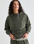 Zest Lounge Brushed Hoodie, Beetle Green product photo