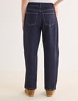 Denim Republic Barrel Leg Jean, Rinse product photo View 02 S