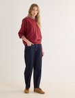 Denim Republic Barrel Leg Jean, Rinse product photo View 03 S