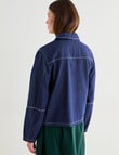 Jigsaw Isabelle Jacket, Indigo product photo View 02 S