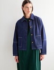 Jigsaw Isabelle Jacket, Indigo product photo View 05 S