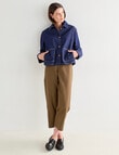Jigsaw Isabelle Jacket, Indigo product photo View 07 S