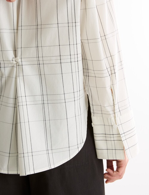 Mineral Porter Grid Shirt, Black Grid product photo View 06 L