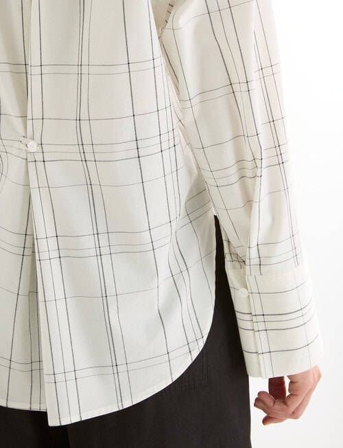 Mineral Porter Grid Shirt, Black Grid product photo View 07 L