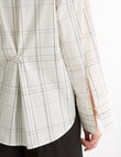 Mineral Porter Grid Shirt, Black Grid product photo View 08 S