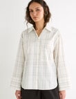 Mineral Porter Grid Shirt, Black Grid product photo View 09 S