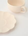 Salt&Pepper Leif Teacup with Saucer, Organza product photo View 03 S