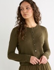 Mineral Esther Cardigan, Pine product photo