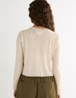 Mineral Esther Cardigan, Oatmeal product photo View 02 S