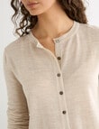 Mineral Esther Cardigan, Oatmeal product photo View 04 S