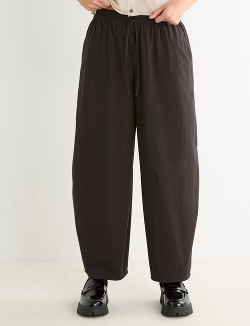 Mineral Eddie Barrel Pant, Black product photo