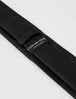 Laidlaw + Leeds Abstract Stripe Tie, Black product photo View 03 S
