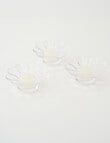 Salt&Pepper Leif Candle Set, Set of 3, Clear product photo