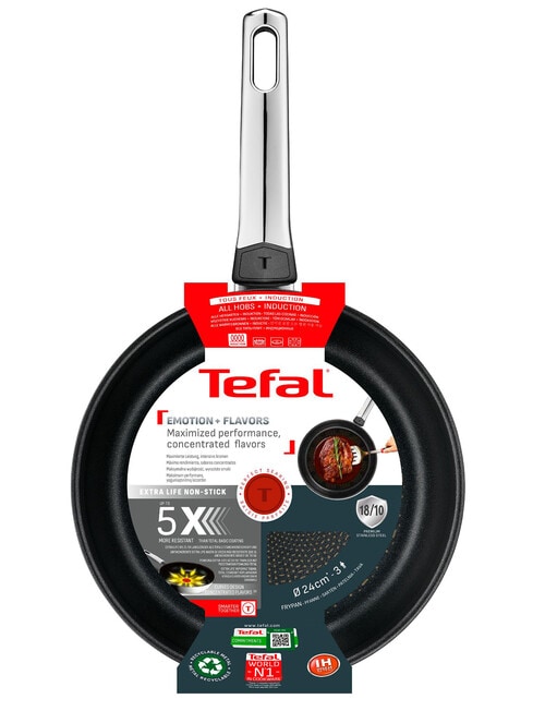 Tefal Emotion+ Stainless Steel Non-Stick Frypan, 24cm product photo View 03 L