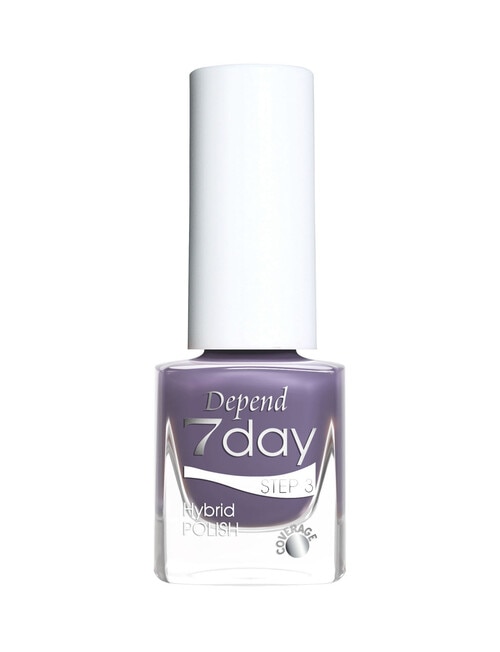 Depend 7 Day Hybrid Nail Polish, Premium Plum 7343 product photo