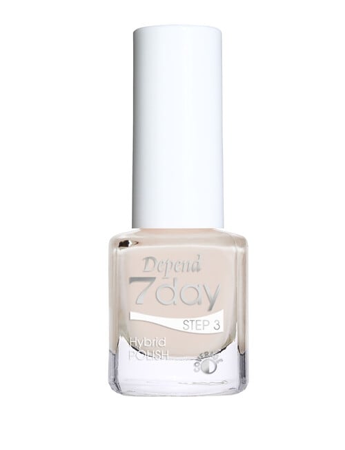 Depend 7 Day Hybrid Nail Polish, Milky White 7327 product photo