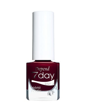Depend 7 Day Hybrid Nail Polish, Dress of Bordeaux 7329 product photo