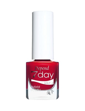 Depend 7 Day Hybrid Nail Polish, Exclusive Red 7331 product photo