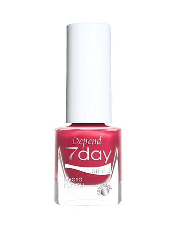 Depend 7 Day Hybrid Nail Polish, Rose Red 7341 product photo